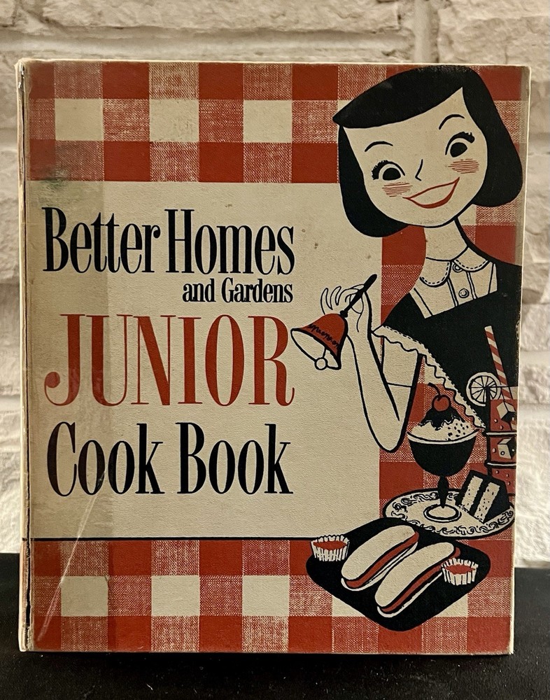 Vintage 1st Edition 1955 Better Homes And Gardens Junior Cookbook Binder Recipes
