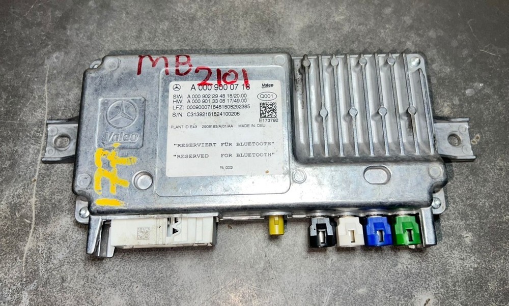 17-20 Mercedes W177 PDC Parking Assistant Parktronic Control A000 9000718 OEM