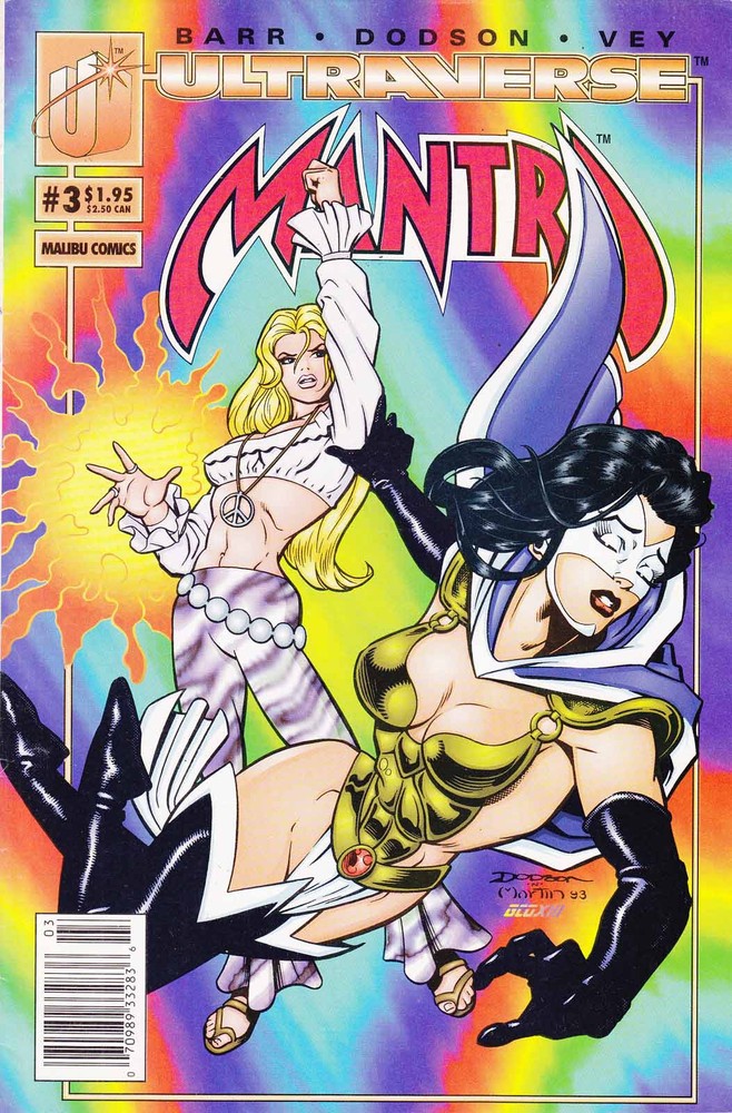 Mantra #3 Newsstand VF/NM Malibu Ultraverse Terry Dodson Comic - combined shipping available
