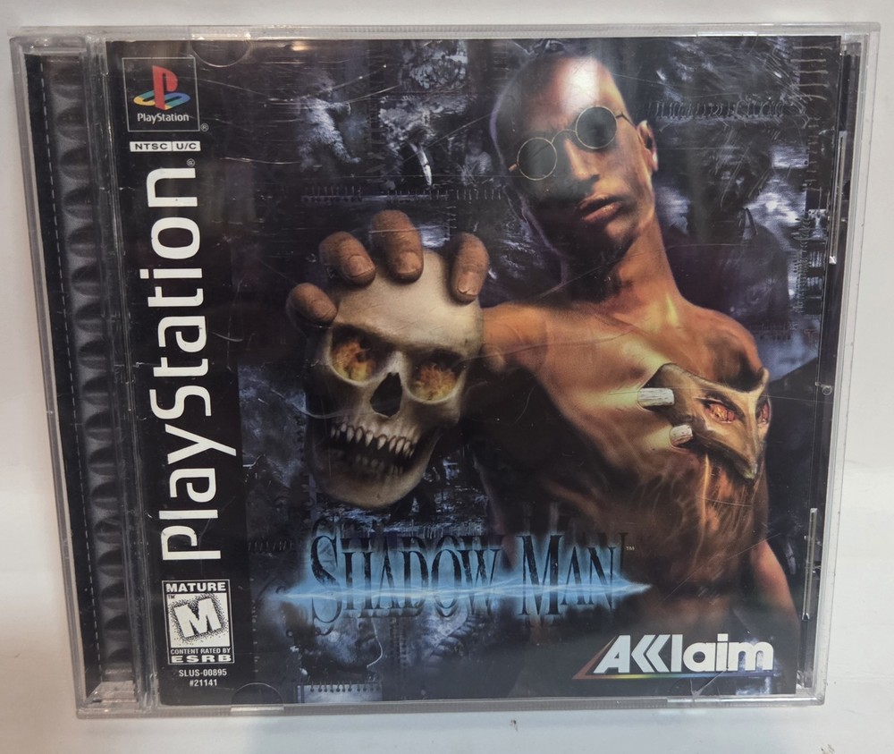 Shadow Man (Sony PlayStation 1, 1999) PS1 Black Label - Complete CIB - Authentic