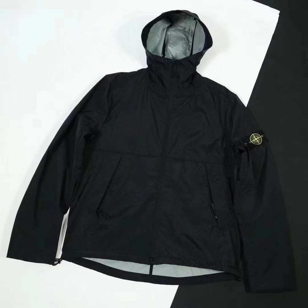 STONE ISLAND outdoor jacket Black