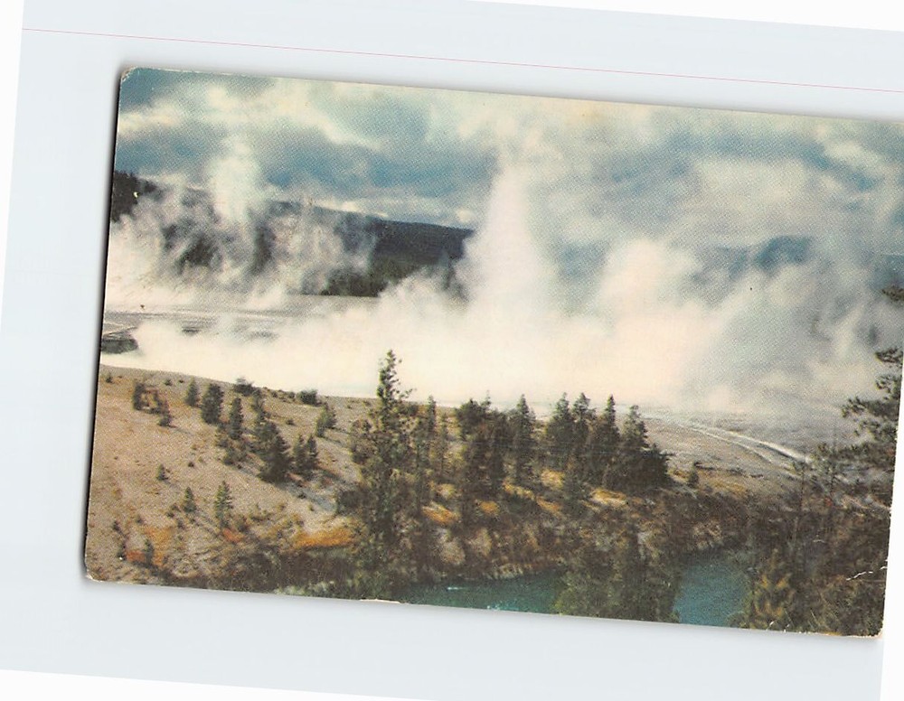 Postcard Crater & Overflow of Excelsior Geyser Yellowstone National Park Wyoming