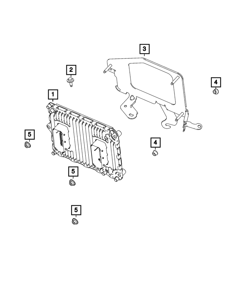 Genuine Mopar Engine Controller Module 68434928AC