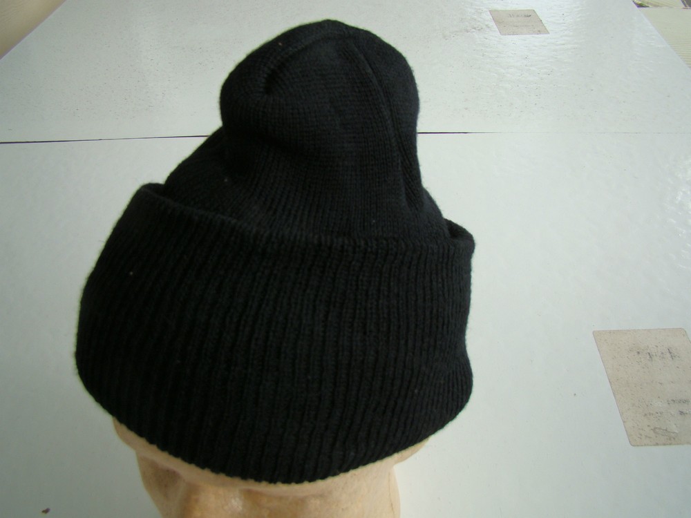USN US NAVY COLD FOUL WEATHER COMBAT NWU BDU KNIT BLACK WATCH CAP VAR. 2 T