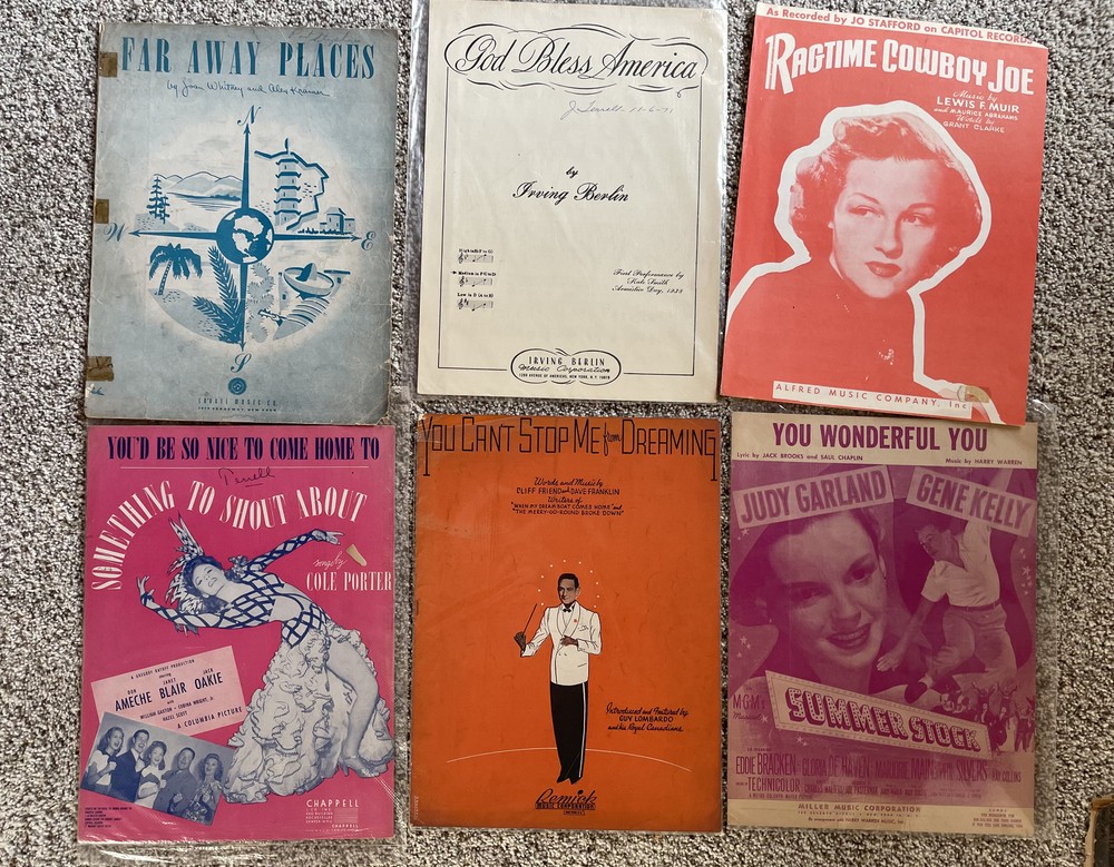 Antique and Vintage Sheet Music - Lot 3