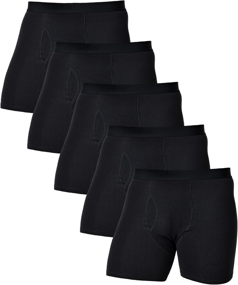 Men'S Boxer Briefs Comfy Underwear Stretchy Cotton Spandex Multipacks