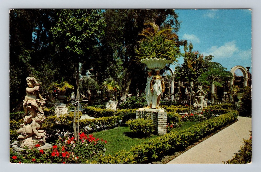 Clearwater FL-Florida The East Garden Kapok Tree Inn Old Post Vintage Postcard