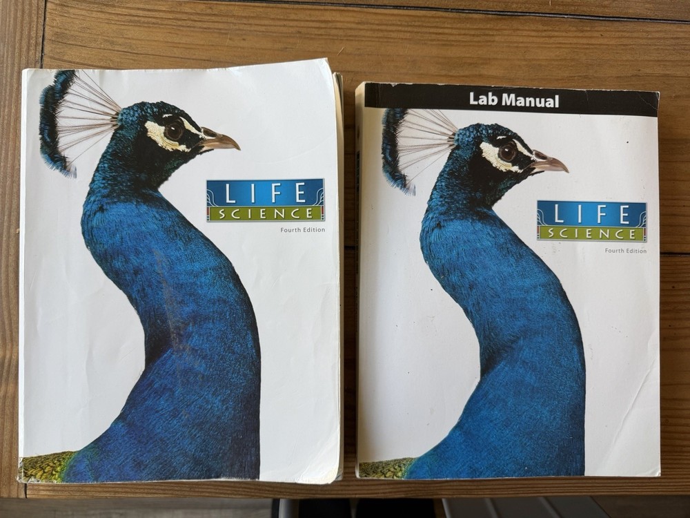 BJU Press 4th Edition Life Science Student Textbook And Lab Manual