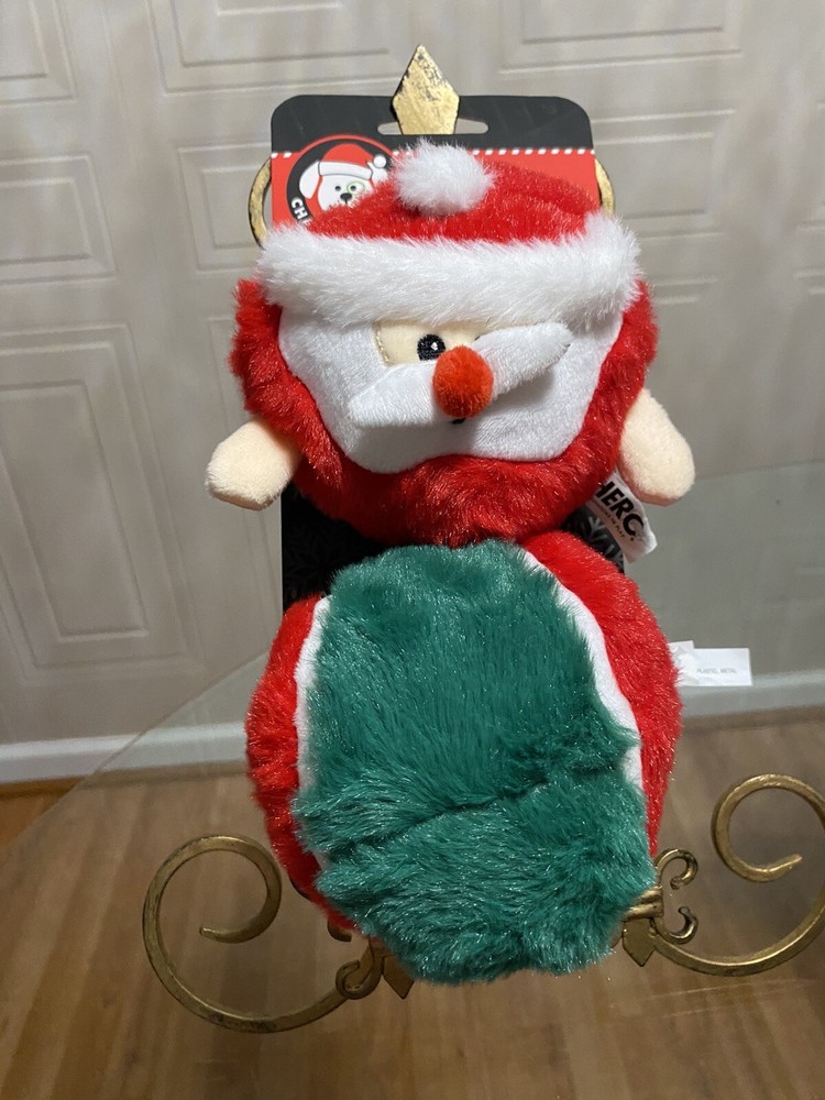 Chase 'n Chomp - Holiday/Christmas Round Toy And  Squeaky Plush .