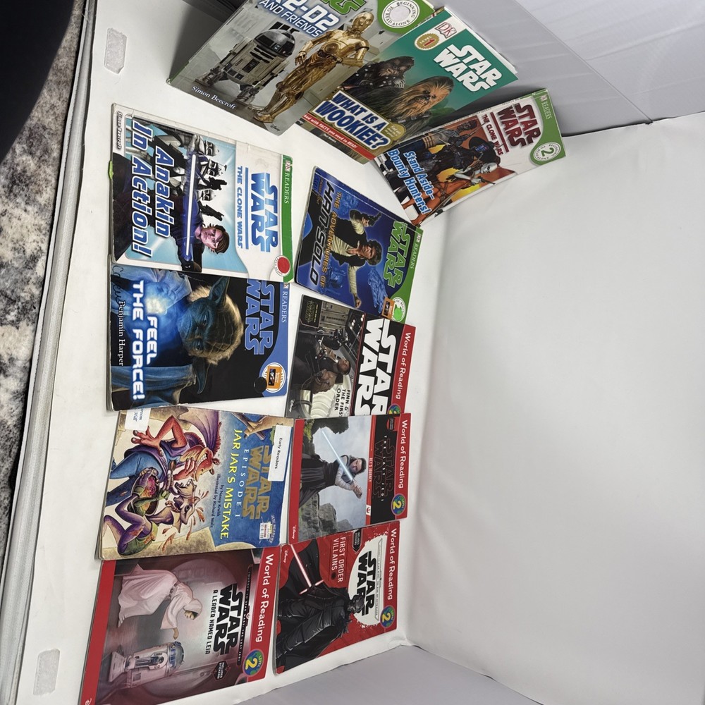 Star Wars DK Reader World Or Reading Level 1, 2 & 3 Lot of 11 PBs