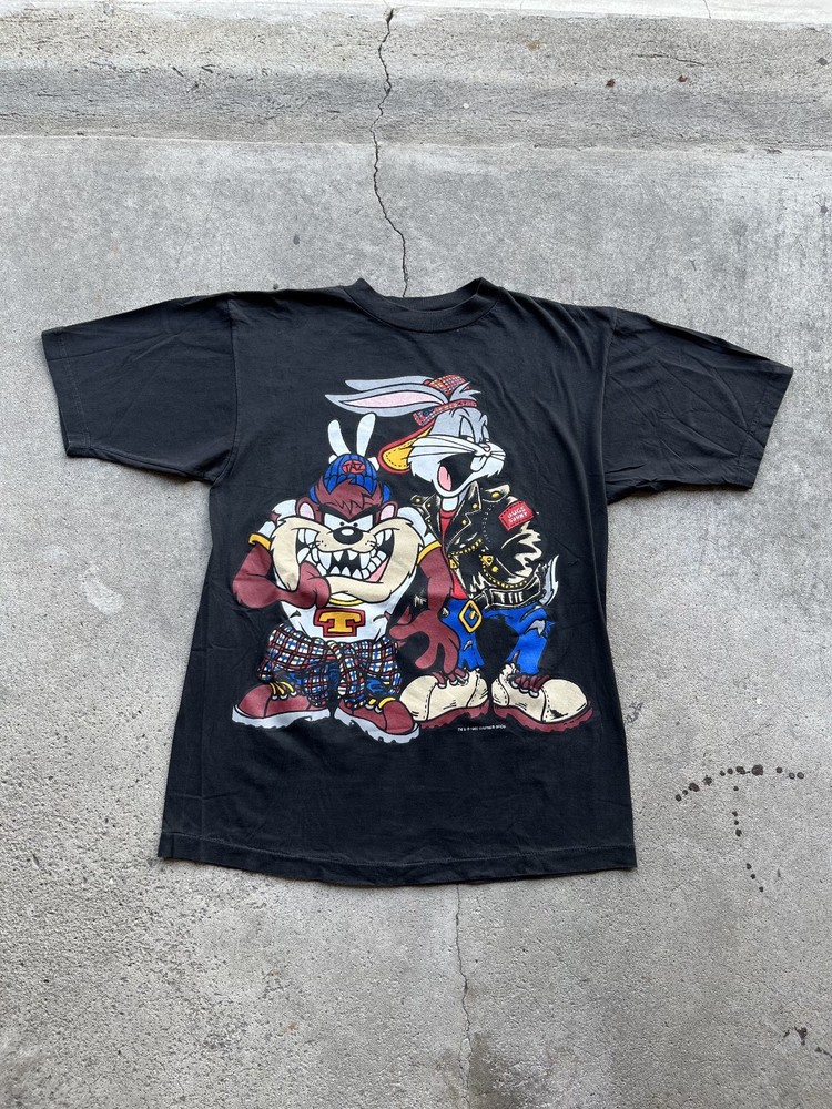 90s VTG looned tunes taz and bugs tee size large