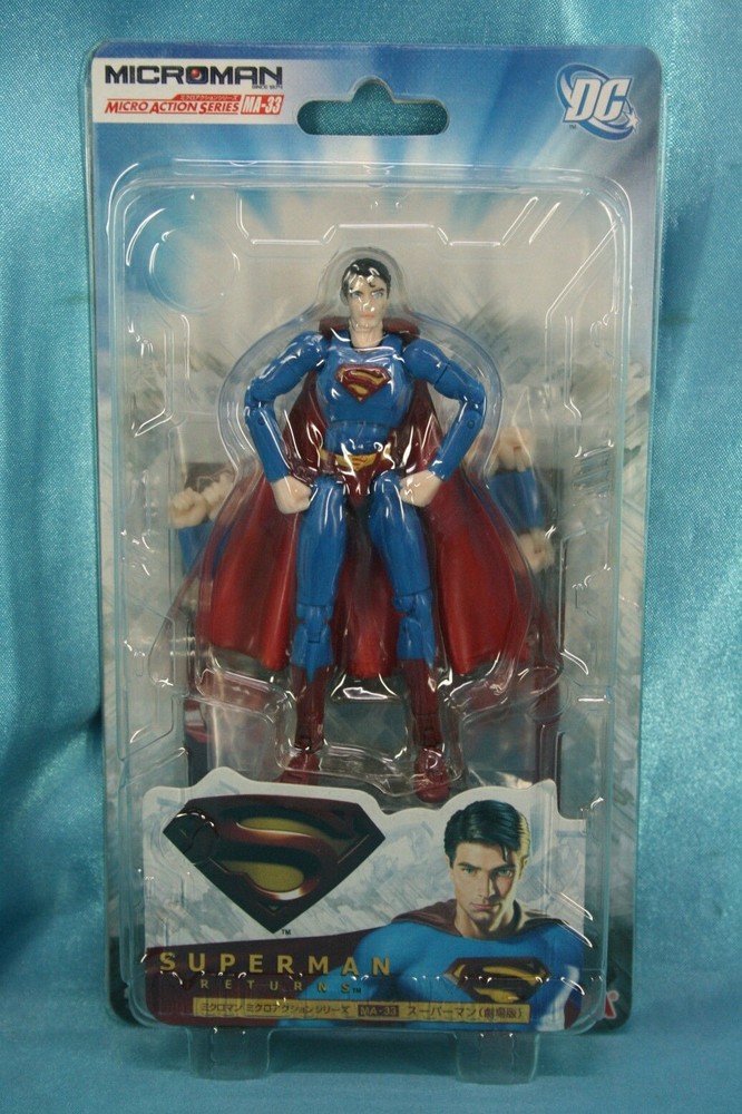 Takara Microman Micronauts MA-33 Superman Returns Movie Micro Action Figure