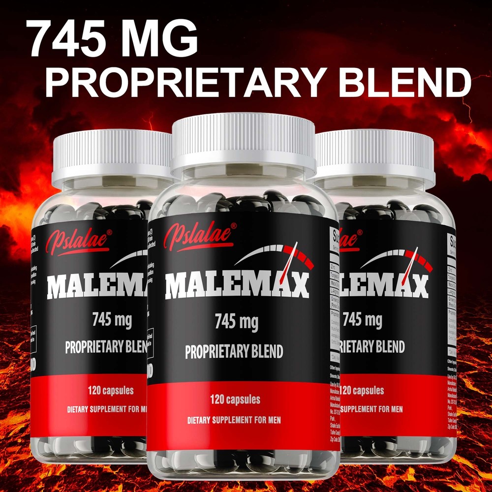Malemax Male Enhancement Capsules - Energy & Endurance Support, Muscle Health