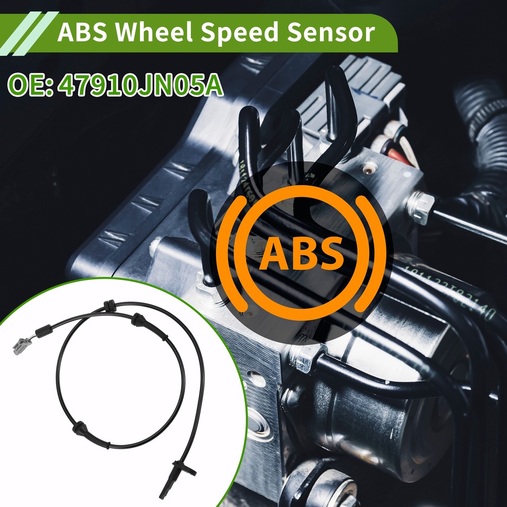 ABS Wheel Speed Sensor 47910JN05A Compatible with Nissan Teana Front Left & Right