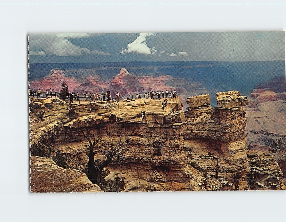 Postcard The Mather Point Lookout Area Grand Canyon National Park Arizona USA