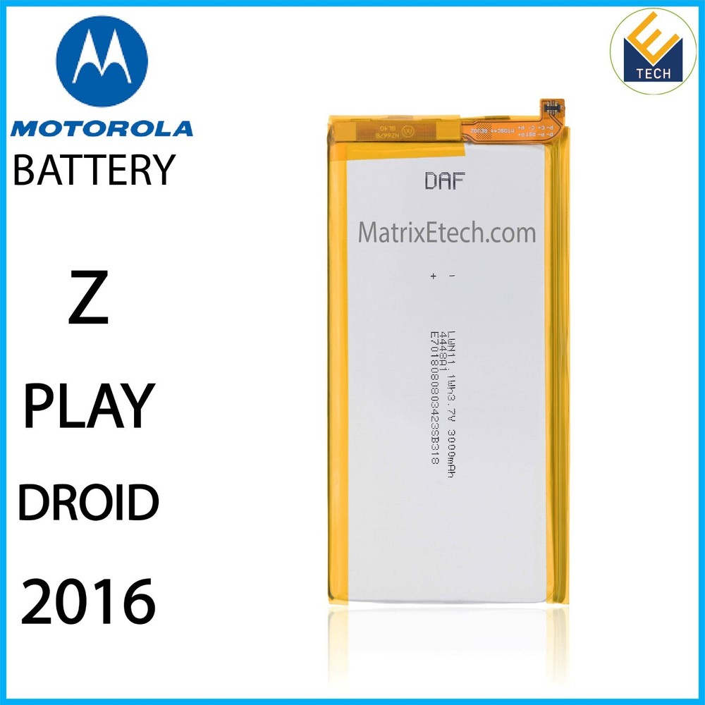 Motorola Moto Z Play Droid (XT1635  2016) Replacement Battery (GL40)