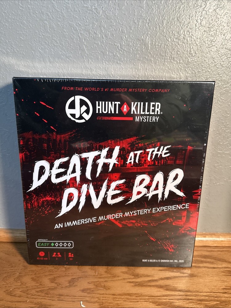 Hunt A Killer Death at The Dive Bar, Immersive Murder Mystery Game SEALED NEW