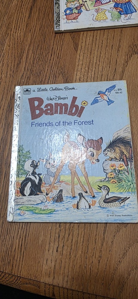 A Little Golden Book Walt Disney's Bambi Friends of the Forest - New Condition!