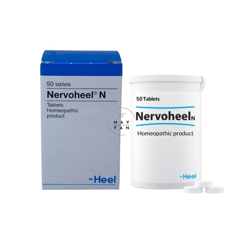 Nervoheel N HEEL Homeopathic Solution for Nervousness Overactive Mind 50 Tablets