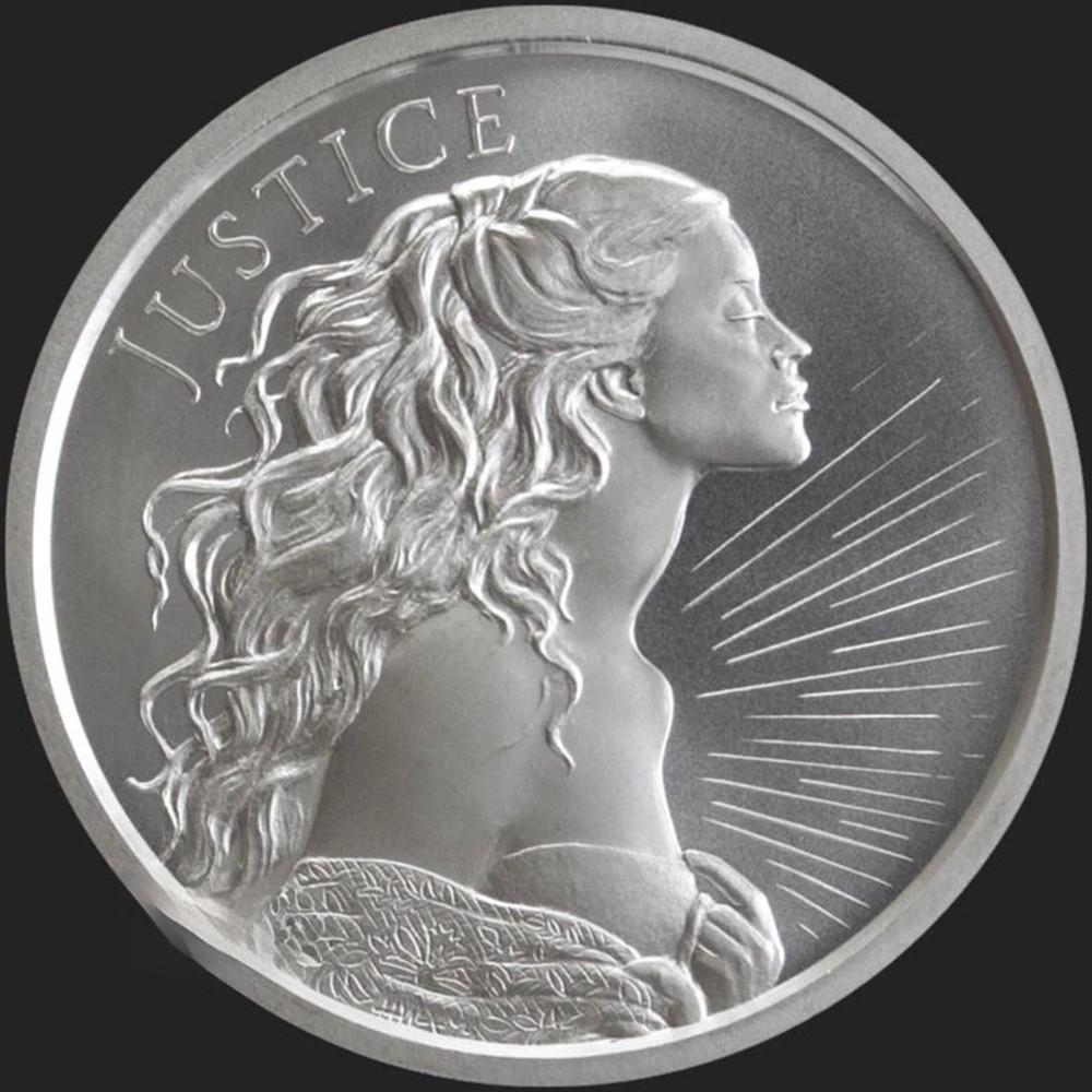 2026 - 1 oz .JUSTICE Silver Round Silver Shield BU COIN - IN STOCK!!