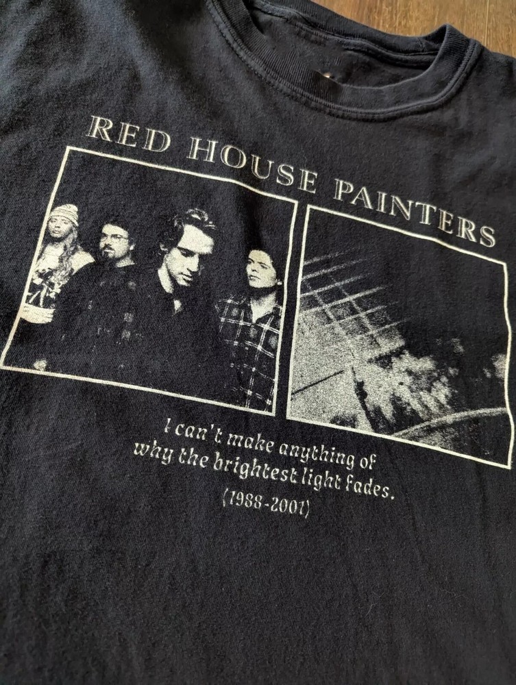 Red House Painters  Band Black Cotton Full Size Shirt Unisex BL962