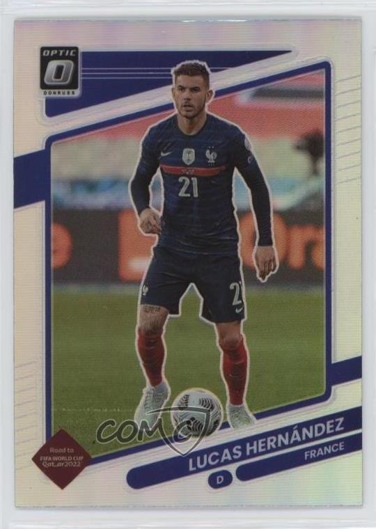 2021-22 Panini Donruss Road to Qatar Optic Holo Prizm Lucas Hernandez #59 05v0Fulfilled by COMC - World’s largest consignment service