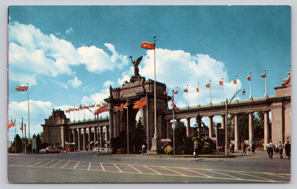The Princes' Gates CNE Toronto Ontario Canada Plastichrome Postcard