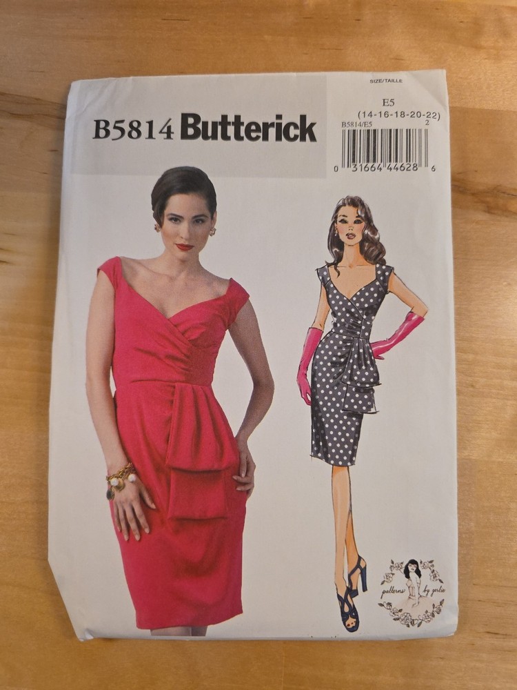 Vintage Retro 40s 50s 60s Misses Dress Butterick Sewing Pattern Rockabilly VLV