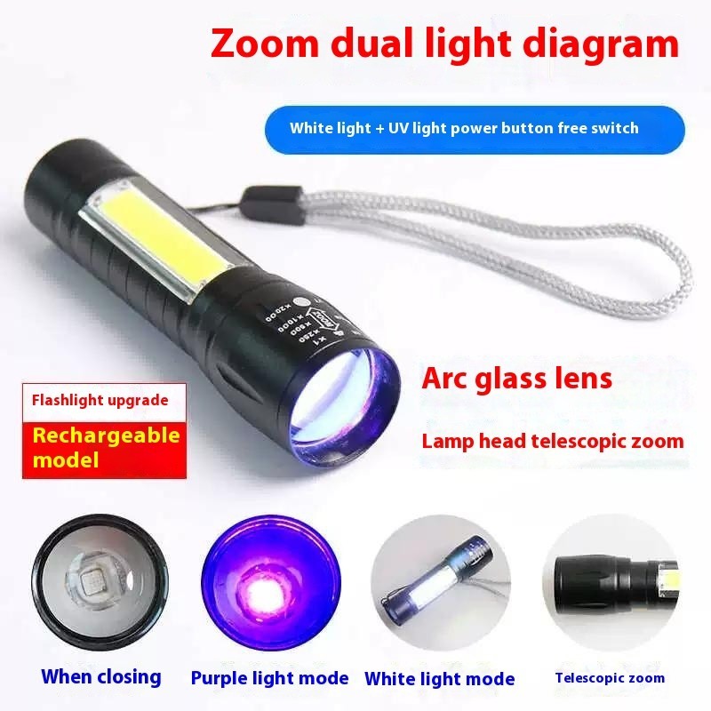 Automotive AC UV Leak Detector Kit with Glasses and Dye LA01-image