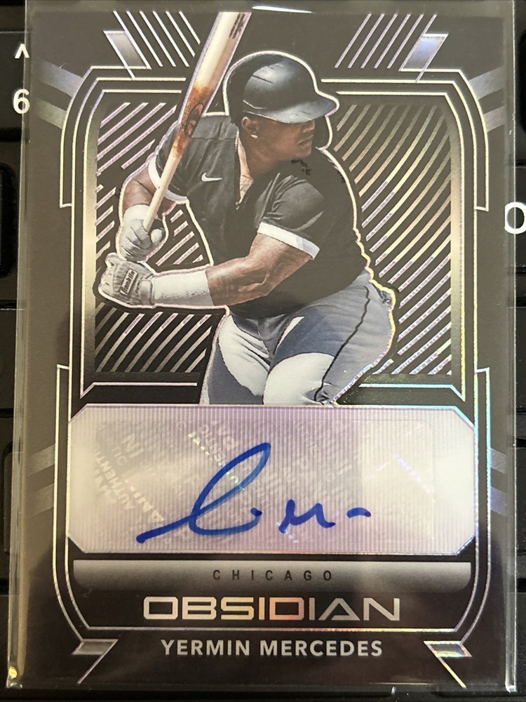 2021 Chronicles Obsidian Electric Etch /99 Yermin Mercedes Rookie Auto RC