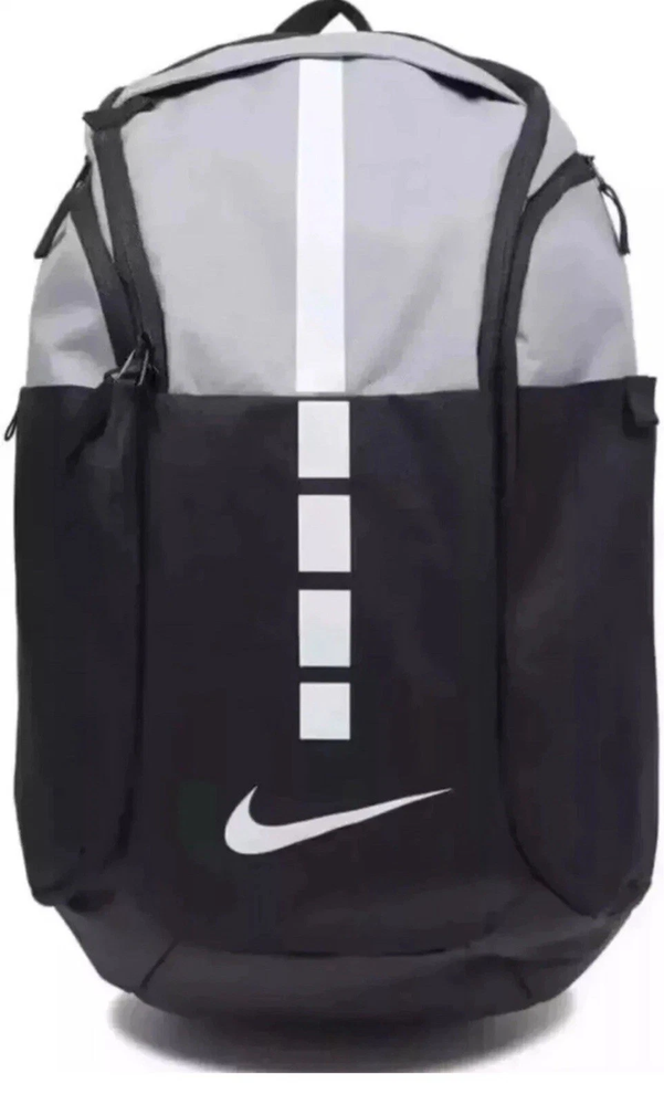 Nike Hoops Elite Pro Backpack Gray Basketball School Laptop BA5554 012 - NEW