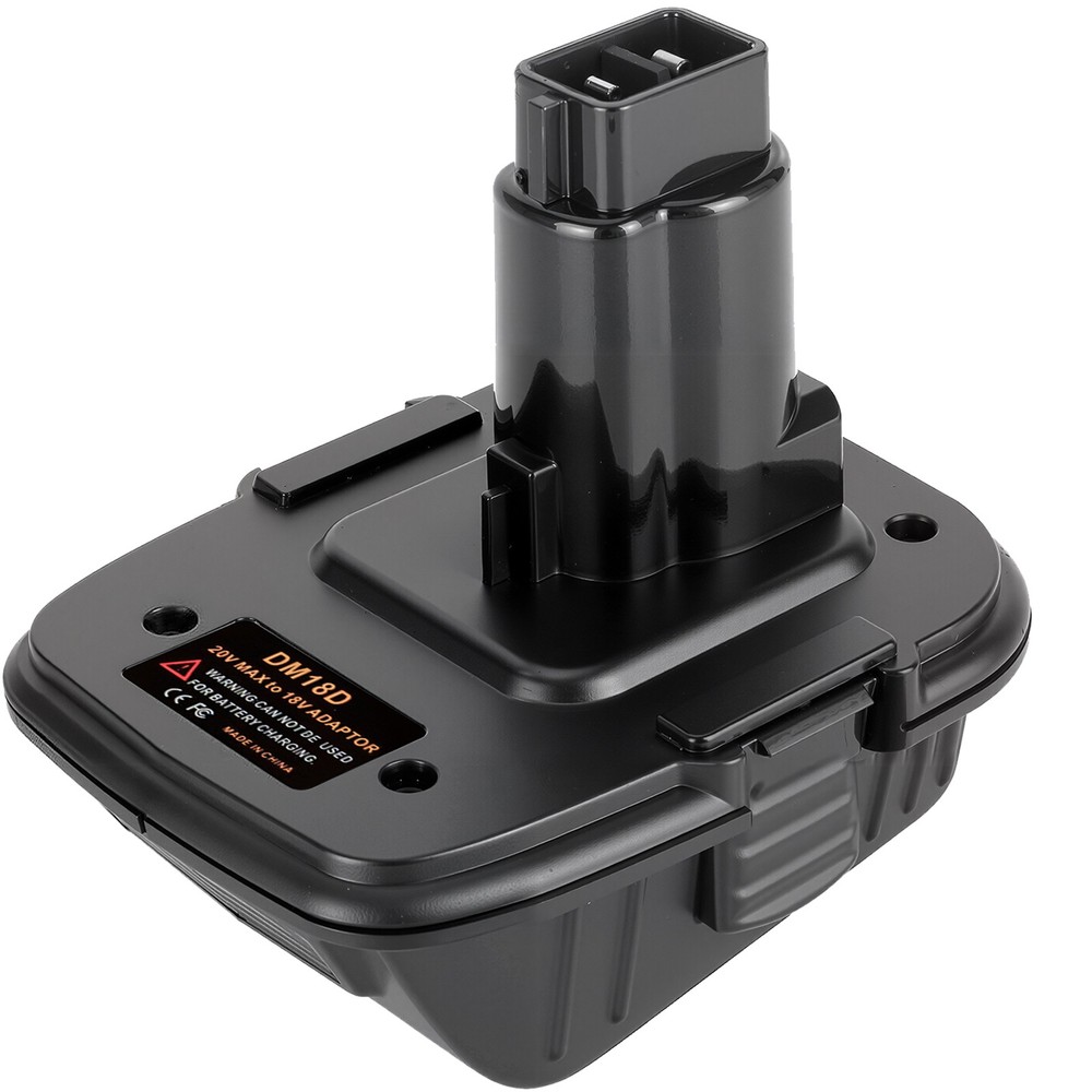 1X Adapter for Dewalt for Milwaukee 20V Li-ion Battery to for Dewalt 18V NiCad