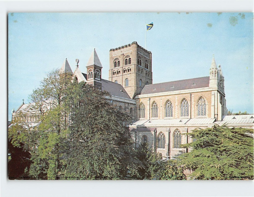 Postcard From South East Cathedral and Abbey Church of St Albans England