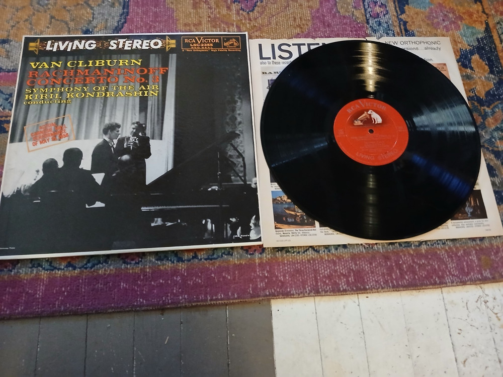 Van Cliburn/Rachmaninov:piano Conc #3/Rca Sd Living Stereo Lsc-2355 9S/3S