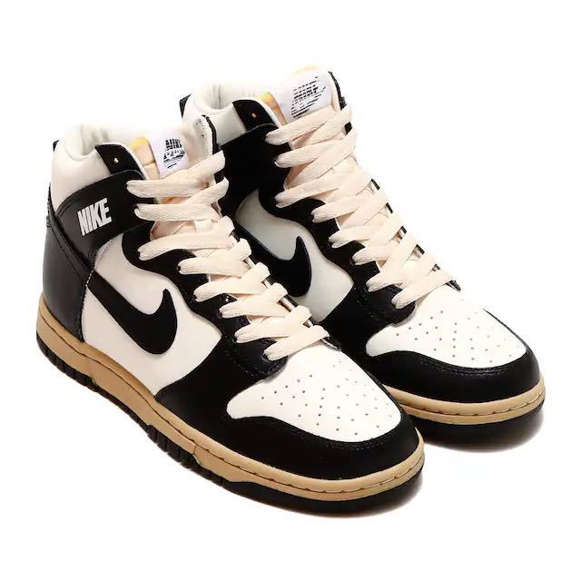 NIKE Men 10.5US Wmns Dunk High Vintage Panda Black/Sail Dz4732-133   Women'S