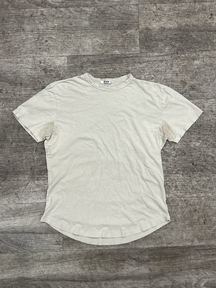 Buck Mason Curved Hem Tee Shirt Size S Made in USA