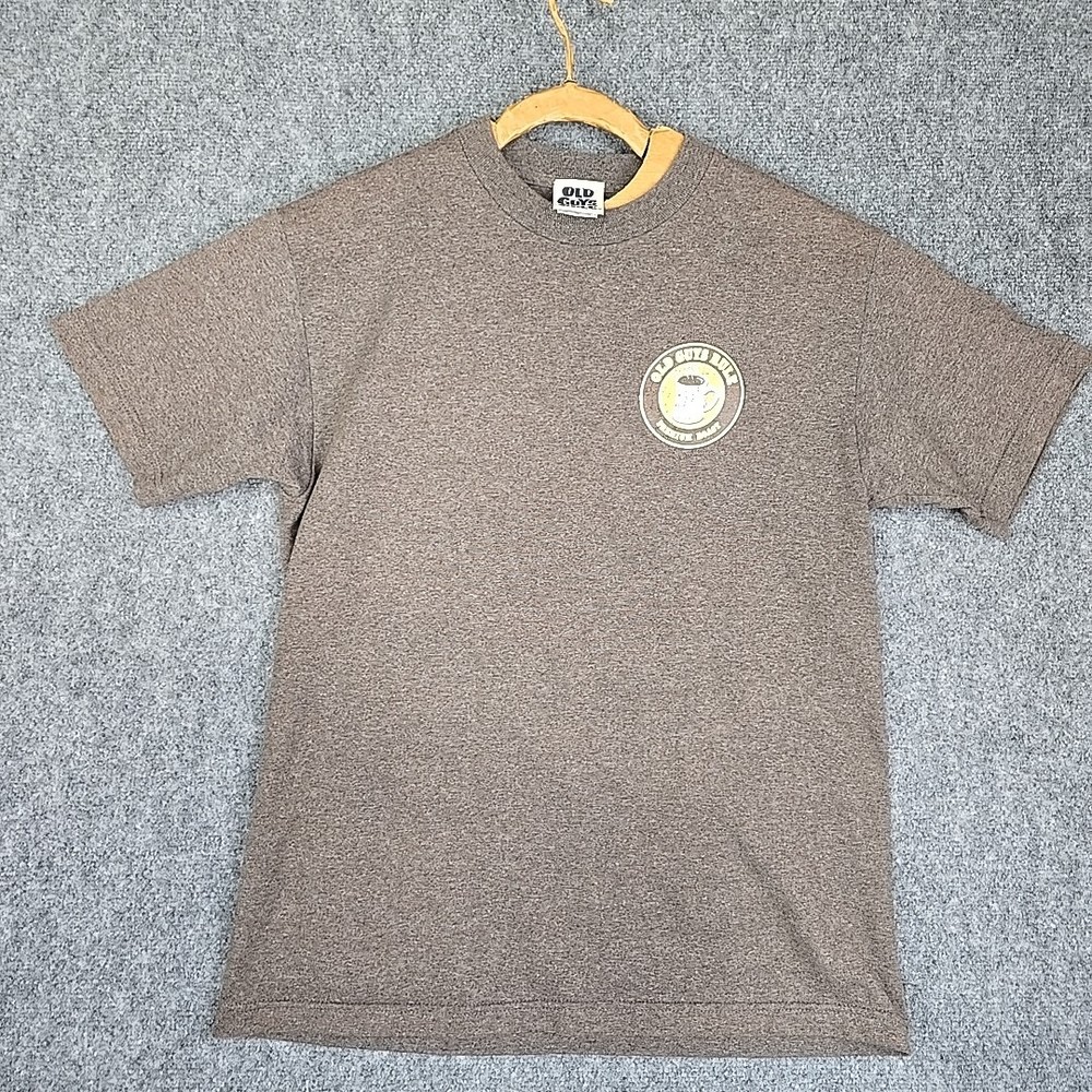 Old Guys Rule T-Shirt Men’s Medium Brown Pickup Truck Short Sleeve Crew Neck Tee
