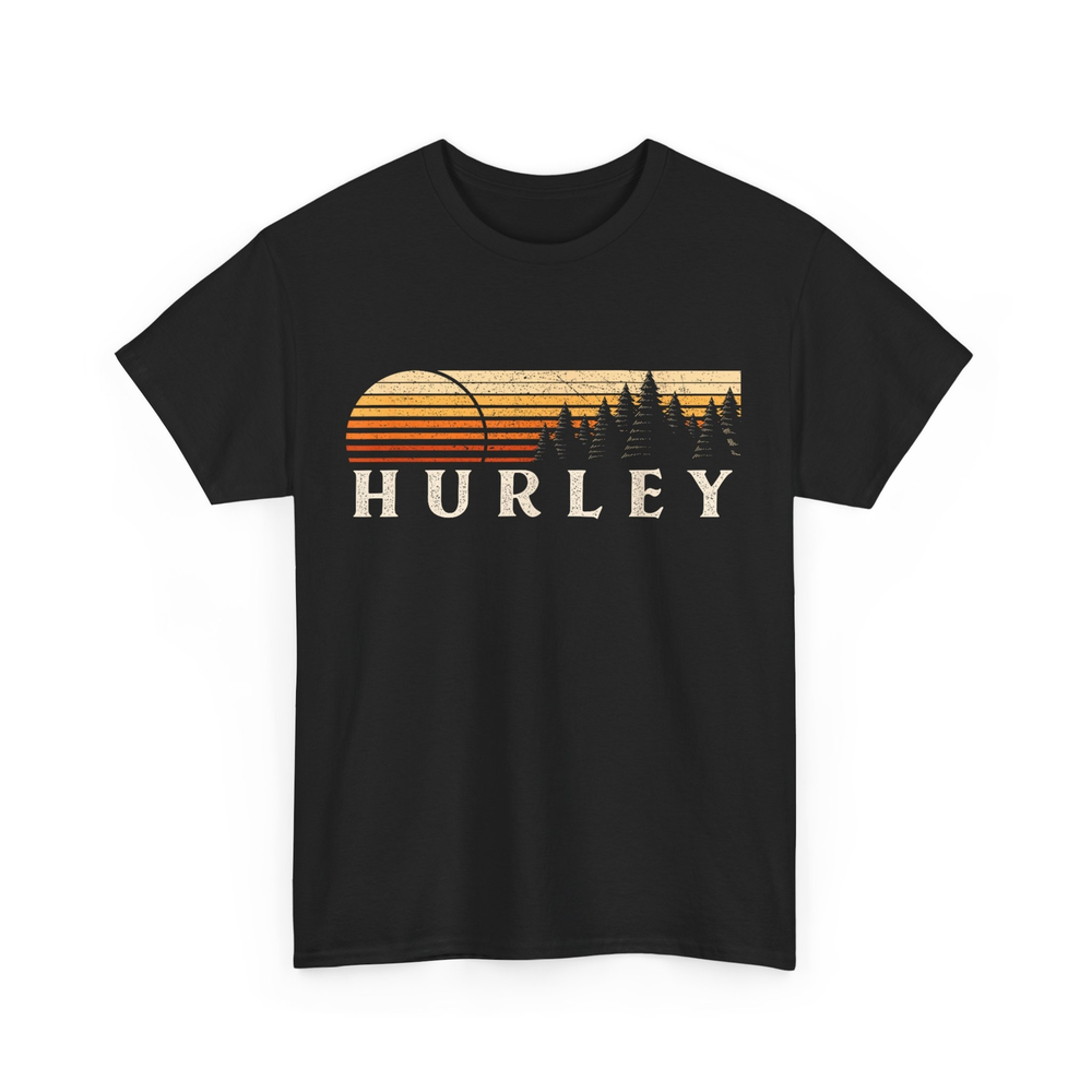 Hurley, KY Vintage Evergreen Sunset Women Men T-Shirt