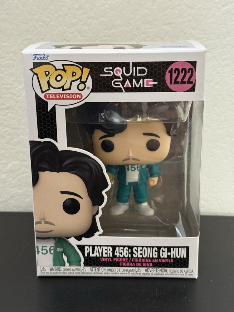Funko Pop Television Squid Game Player 456: Seong Gi-Hun #1222 Vinyl Figure NIB