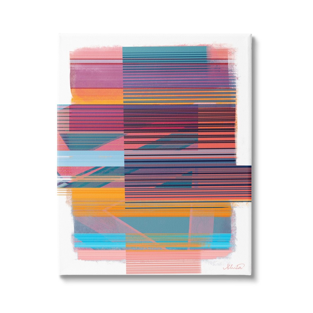Modern Abstract Canvas Wall Art by Ishita Banerjee for Contemporary Spaces