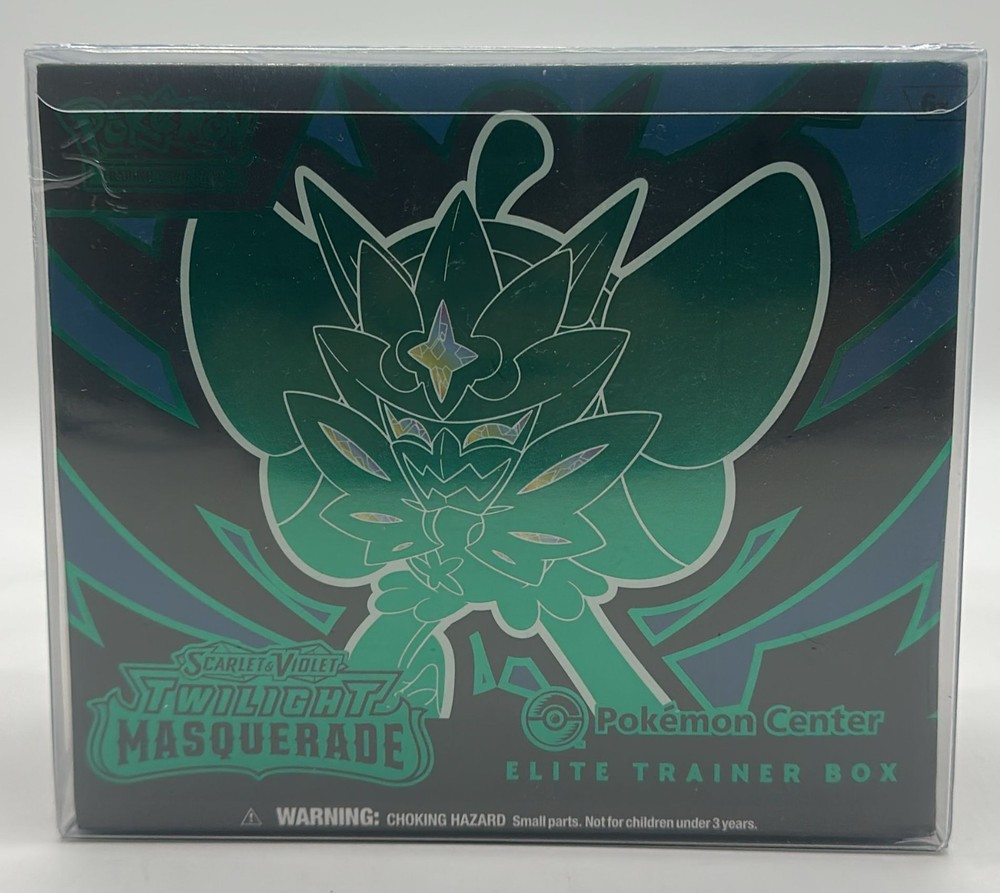 Pokemon Center Exclusive Twilight Masquerade Elite Trainer Box SEALED PC ETBPROBSTEIN is actively accepting consignments !!