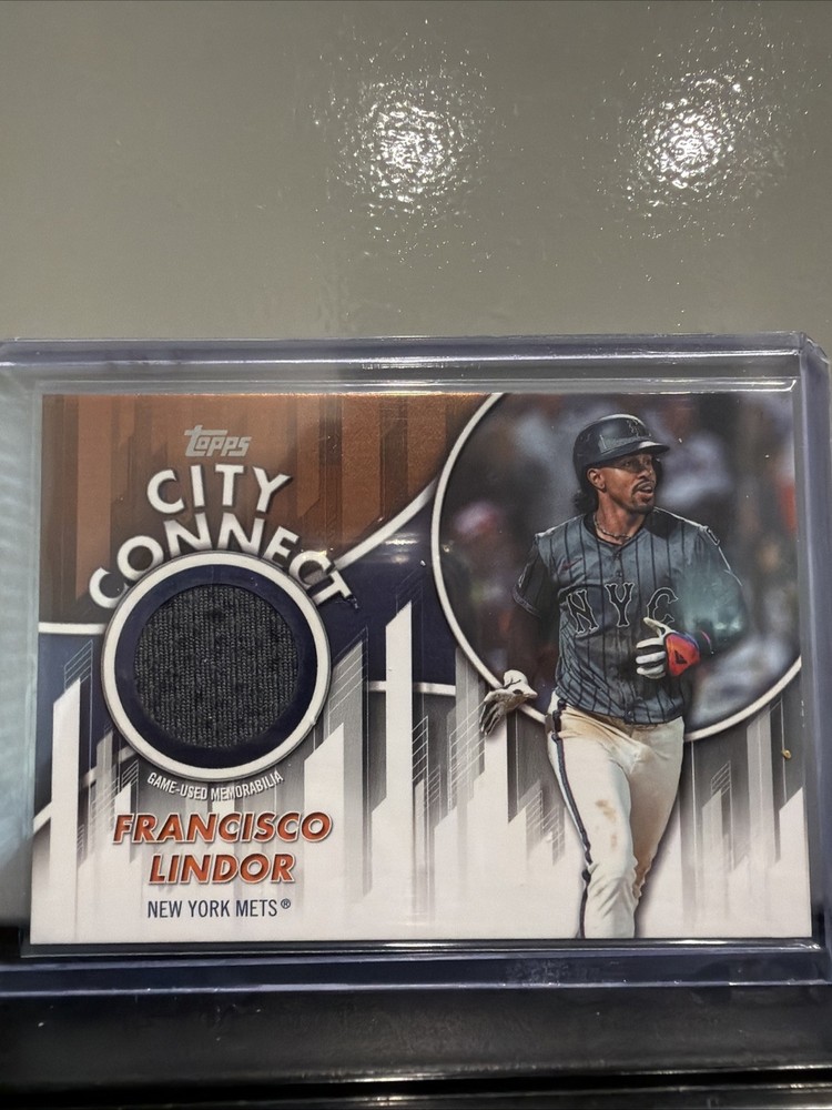 2026 Topps Series 2 Francisco Lindor City Connect Game Used Mem CC2-FL