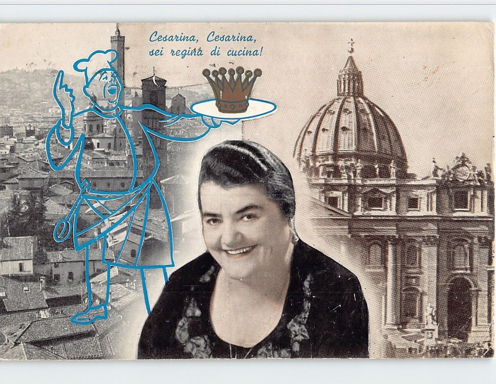 Postcard Ristorante Transatlantico Cesarina Rome Italy