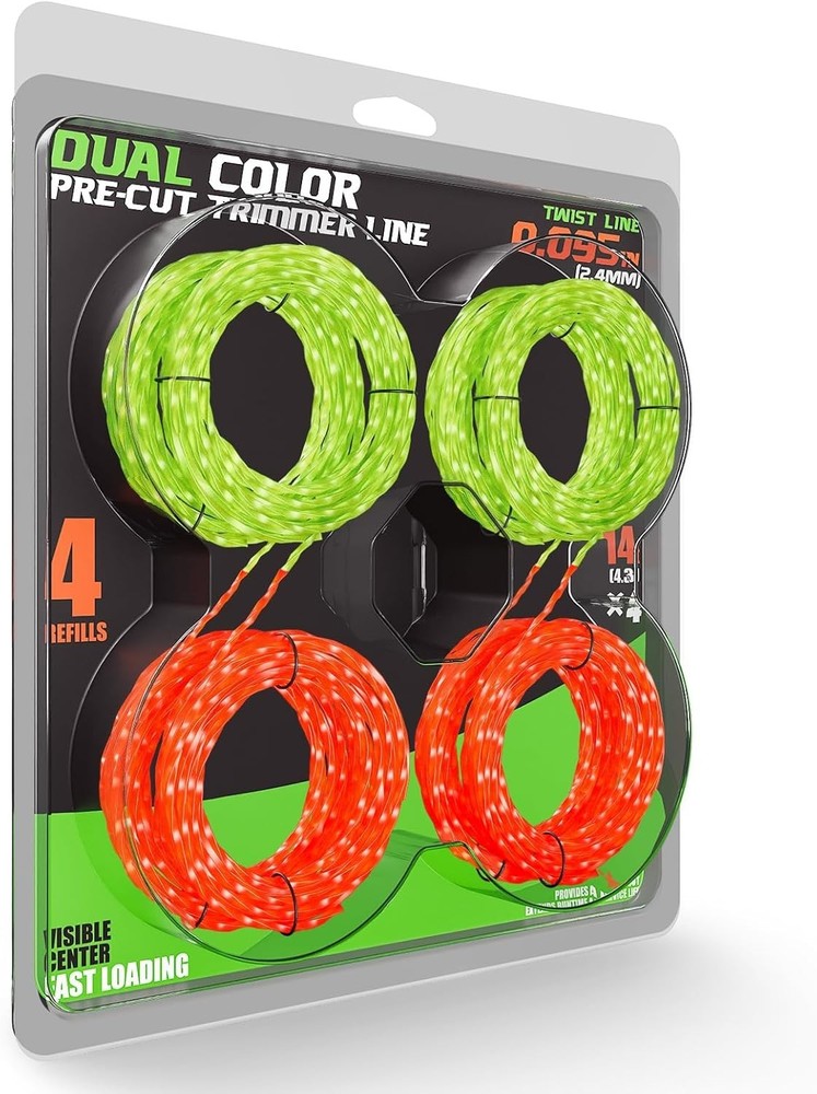 EGO 15-Inch String Trimmer Replacement Twisted Trimmer Lines