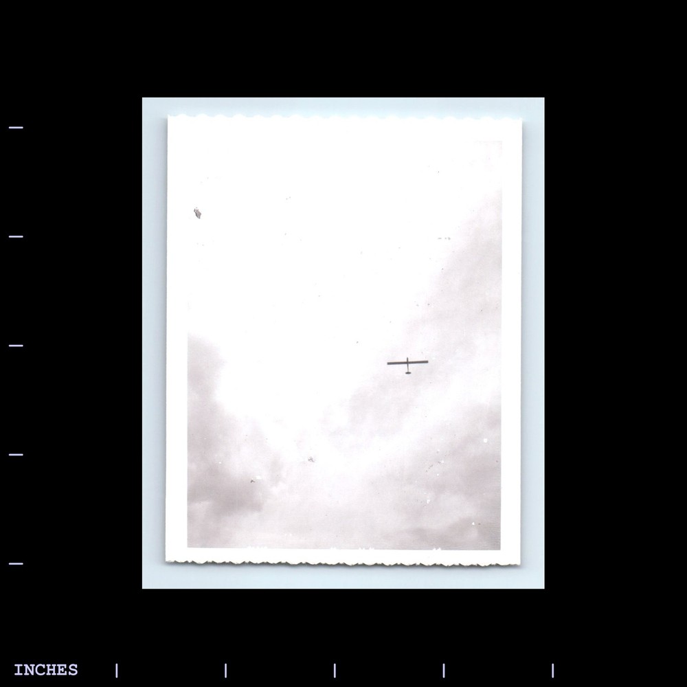 Old Vintage Photo ABSTRACT PLANE AIRPLANE GLIDER POLAROID