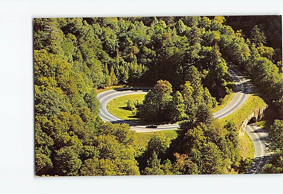 Postcard Loop Over US 441 Great Smoky Mountains National Park USA