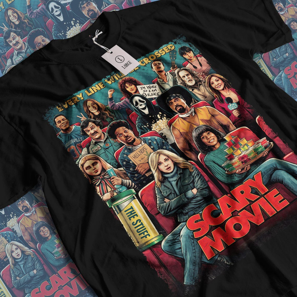 Scary Movie Vintage Horror Graphic Unisex T-Shirt Tee