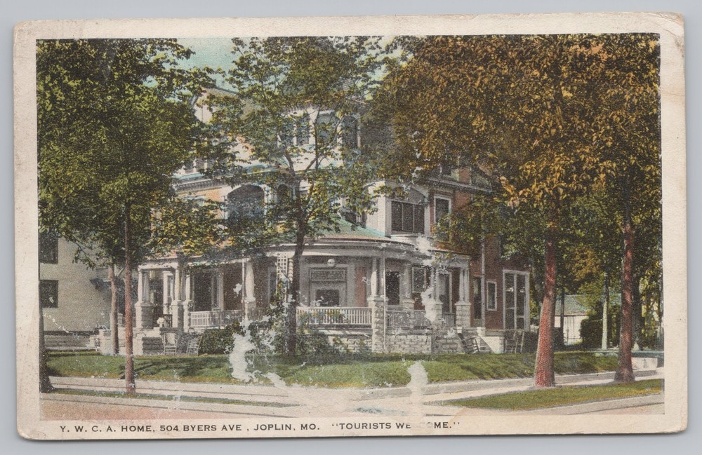 State View~YWCA Home @ Joplin Missouri~Vintage Postcard