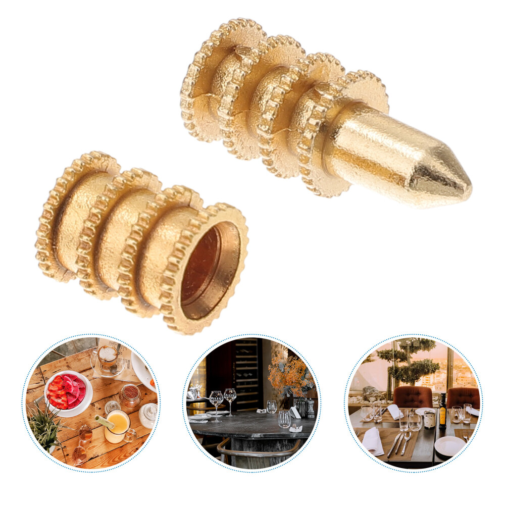 20 Pcs Metal Table Locks Table Buckles Connectors Table Leaf Dowel Aligner Pin