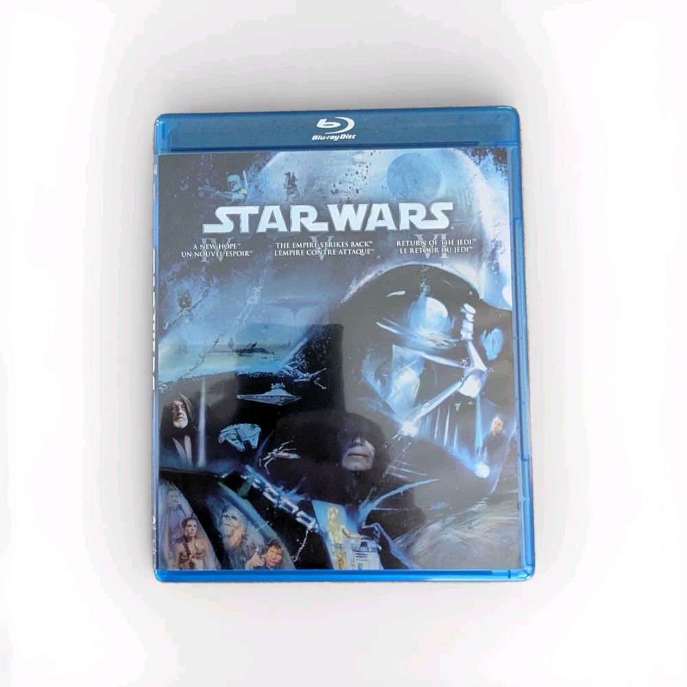 Star Wars 2011 Blu-Ray Trilogy Set Episode IV V VI Lucas Film Disney Tested
